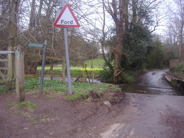 Photo 6"x4" Ford across Tilling Bourne, Shere Shere c2011 P1