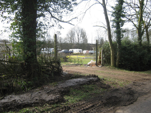 Photo 6"x4" Gypsy camp, Eaves Green Eaves Green c2011
