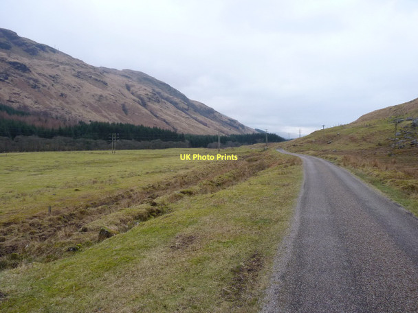 Photo 6"x4" Along Glen Fyne Merk Burn c2011