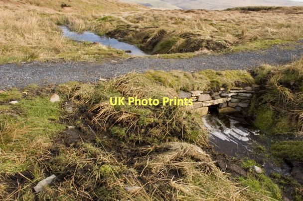 Photo 6"x4" Culvert under the Pennine Way Out Sleets c2011