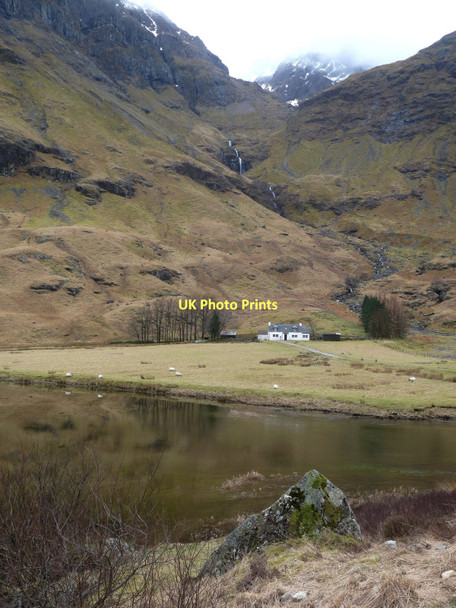 Photo 6"x4" Loch Achtriochtan and Coire nam Beithe Glencoe\/NN1058 c2011