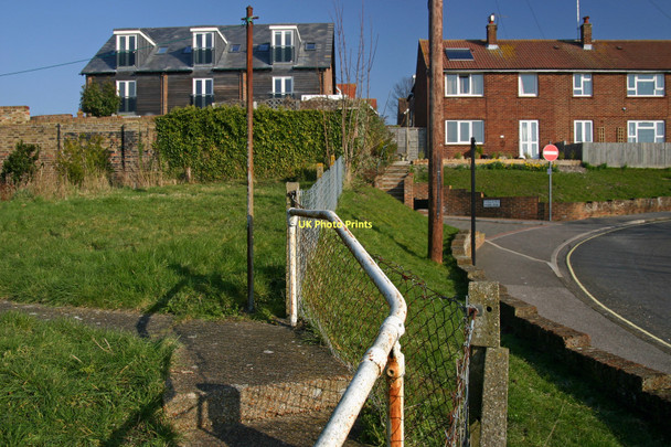 Photo 6"x4" Greenwich Meridian near Abergavenny Rd Lewes c2011