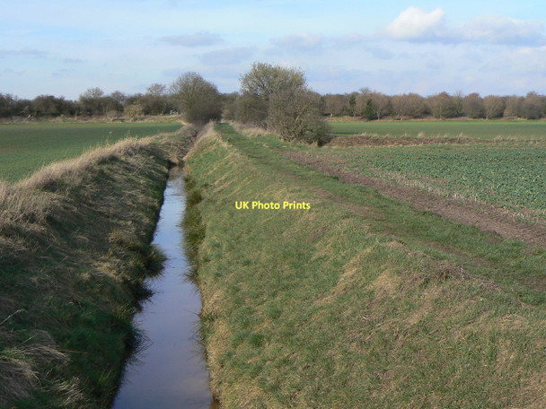 Photo 6"x4" Field drain near Owston Ferry East Ferry c2011