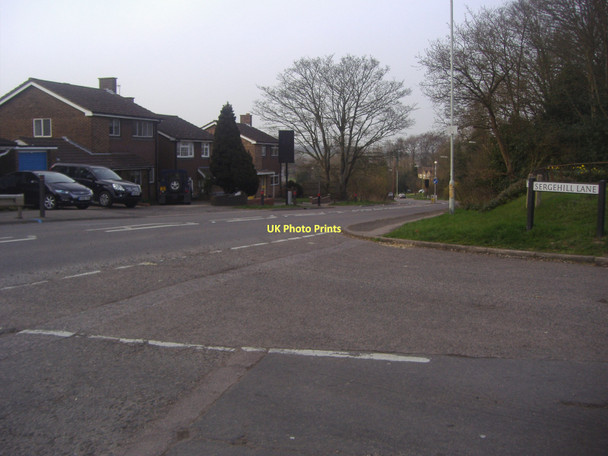 Photo 6"x4" Sergehill Lane at junction of Bedmond High Street Bedmond c2011