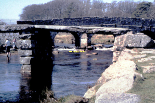 Photo 6"x4" East Dart River - 1987 Bellever c1987