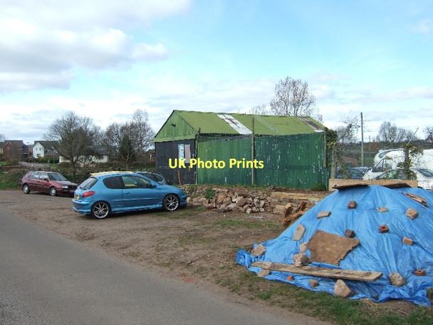 Photo 6"x4" Service station in Dog Village Dog Village c2011