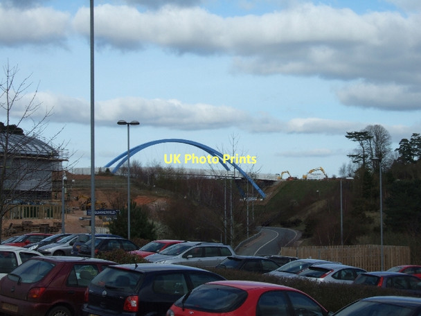 Photo 6"x4" New cyclepath bridge over M5 Monkerton c2011