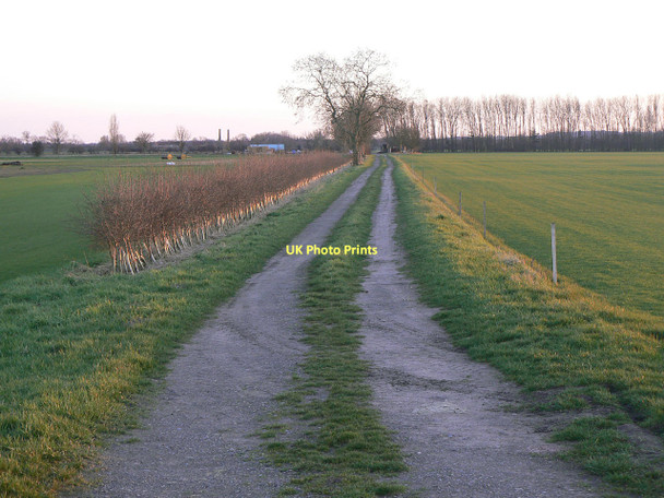 Photo 6"x4" Farm track off Tindale Bank Road Heckdyke c2011