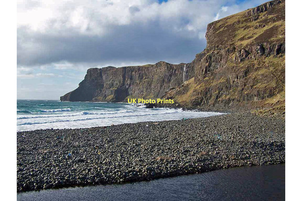 Photo 6"x4" Cliffs on north side of Talisker Bay Talisker c2011