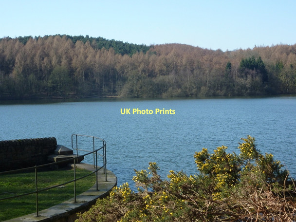 Photo 6"x4" Linacre Middle Reservoir Old Brampton c2011