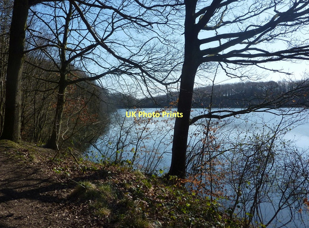 Photo 6"x4" By Linacre Middle Reservoir Old Brampton c2011