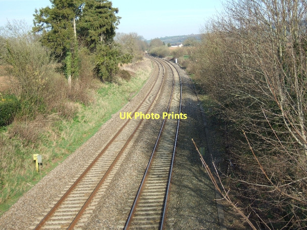 Photo 6"x4" Railway line at Ellerhayes Ellerhayes c2011