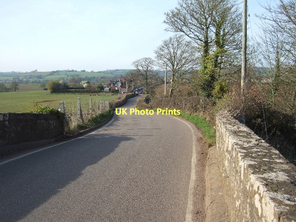 Photo 6"x4" Looking towards Ellerhayes from the railway bridge Ellerhayes c2011