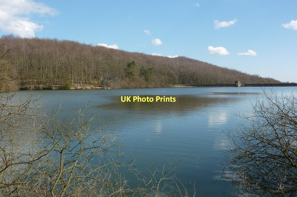 Photo 6"x4" Linacre Upper Reservoir Hollins\/SK3271 c2011