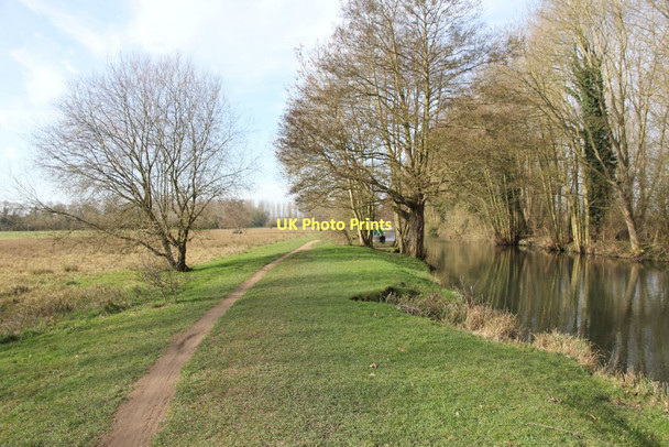 Photo 6"x4" Ufton Bridge direction Ufton Green c2011