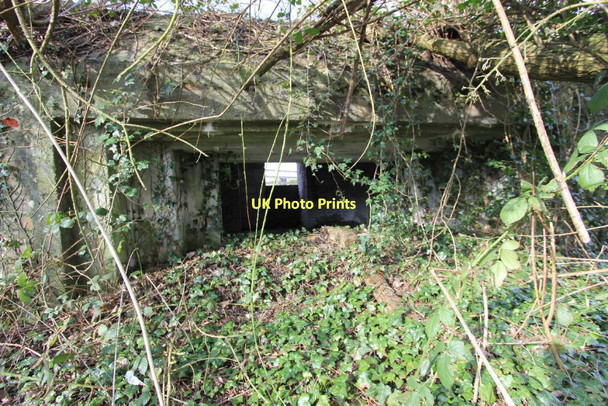 Photo 6"x4" In the embrasure Ufton Green c2011