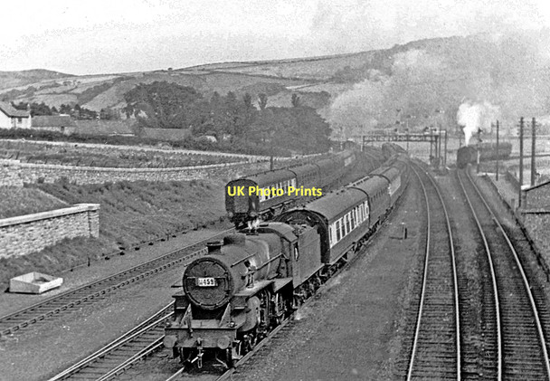 Photo 6"x4" The Chester - Holyhead main line east of Llandudno Junction Conwy c1951