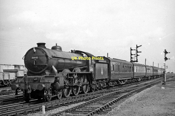 Photo 6"x4" Ely - Birmingham express entering March March\/TL4196 c1958