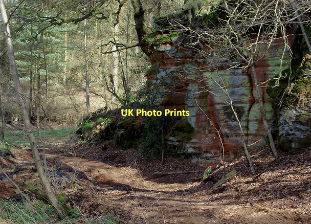 Photo 6"x4" Rock outcrop south-west of Beckbury, Shropshire Beckbury\/SJ7601 c2011