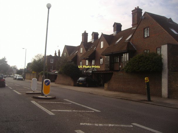 Photo 6"x4" Houses along Hampton Court Road Surbiton c2011