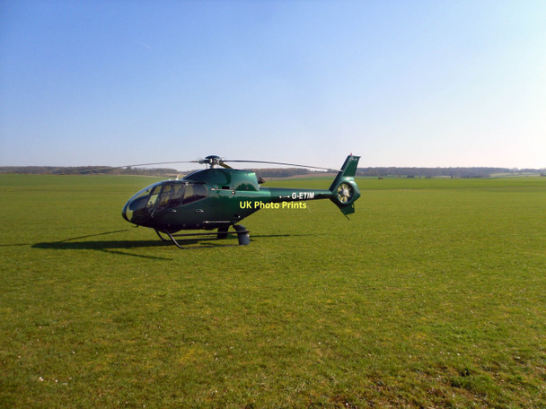 Photo 6"x4" Helicopter at Chiltern Park Airfield Ipsden c2011