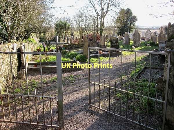 Photo 6"x4" Graveyard and Gate Shanagarry c2011