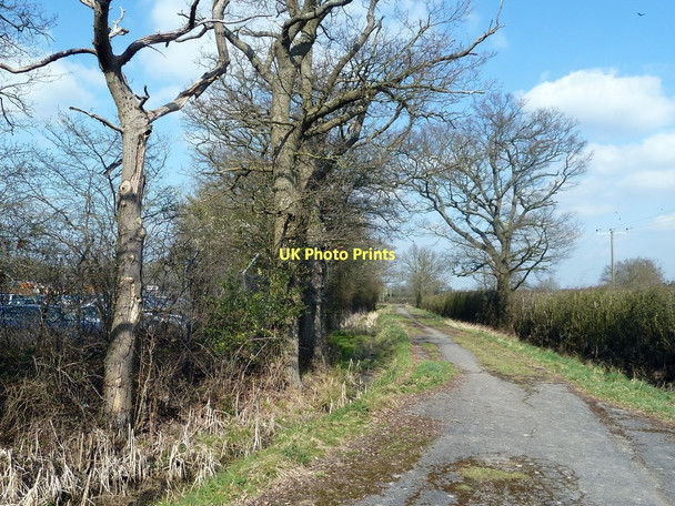 Photo 6"x4" Track near Gatwick Airport Horley\/TQ2843 c2011