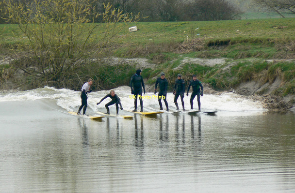 Photo 6"x4" The Severn Bore, near Hempsted, Gloucestershire (3 of 9) Hempsted c2011