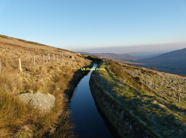 Photo 6"x4" Artificial Water Channel Capel Curig c2011