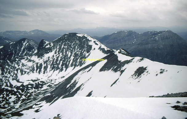 Photo 6"x4" Looking south along the Foinaven ridge from Ganu M\u00c3\u00b2r Ganu M\u00f2r c1995