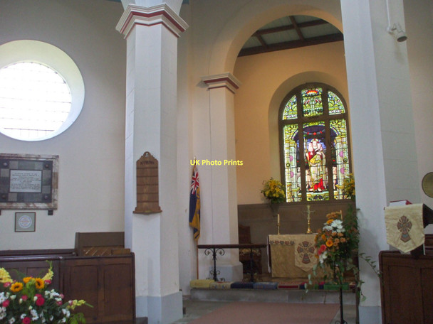 Photo 6"x4" Interior of St. Martin's, Stoney Middleton Calver Sough c2009