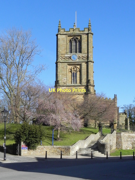 Photo 6"x4" St Mary's Church Tower Mold\/Yr Wyddgrug c2011