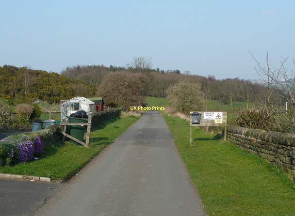 Photo 6"x4" Driveway to Low Ash Farm, Thackley, Idle Baildon c2011