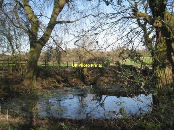 Photo 6"x4" Pond near Willoughton Hemswell c2011
