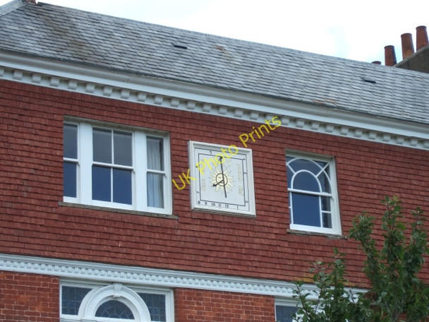 Photo 6"x4" Sundial on Countess Wear House Lower Wear c2009