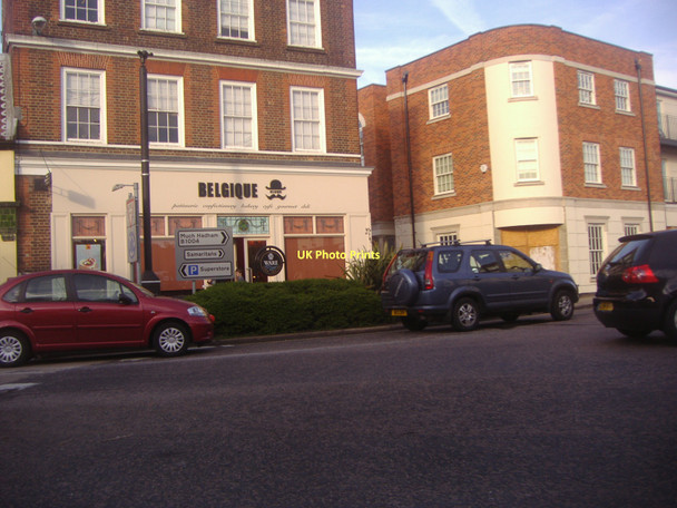 Photo 6"x4" Shops on Ware High Street Ware\/TL3614 c2011