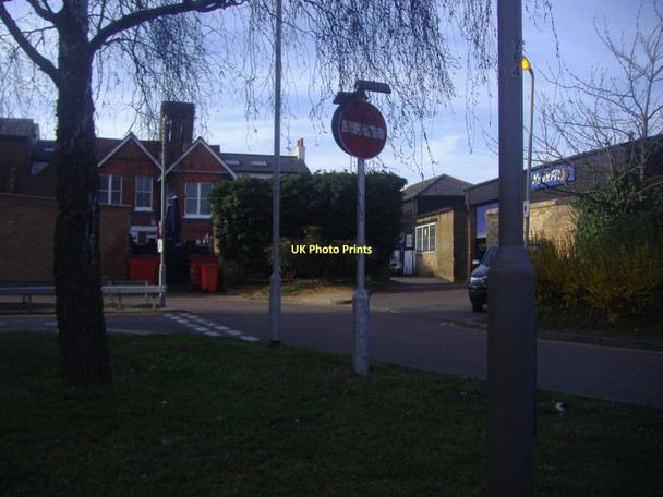 Photo 6"x4" Access road off Gascoyne Way Hertford c2011