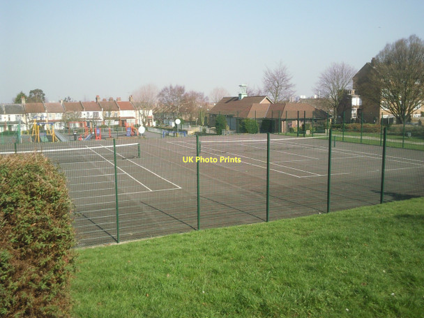 Photo 6"x4" Tennis courts in Bostall Gardens Abbey Wood\/TQ4678 c2011