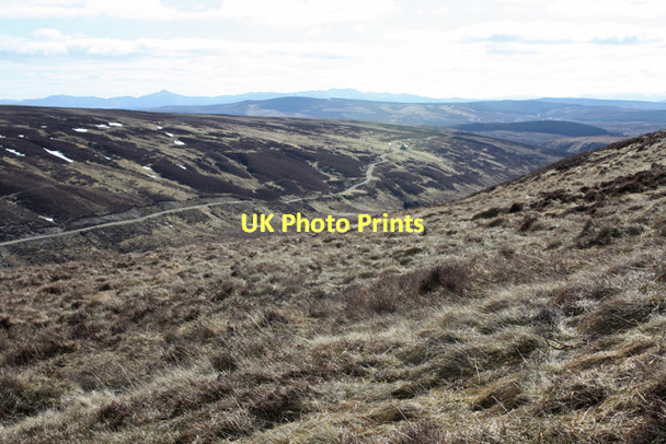 Photo 6"x4" Moorland, Leac nan Cliabhan Allt Shios Chulaibh c2011