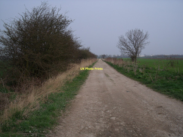 Photo 6"x4" Farm track heading north near Barmby on the Marsh Barmby on the Marsh c2011