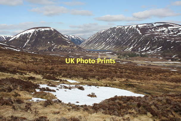 Photo 6"x4" Moorland SE of Sron nan Dias Leac nan Cliabhan c2011