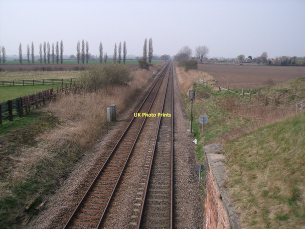Photo 6"x4" Railway Lines towards Selby Lund\/SE6532 c2011