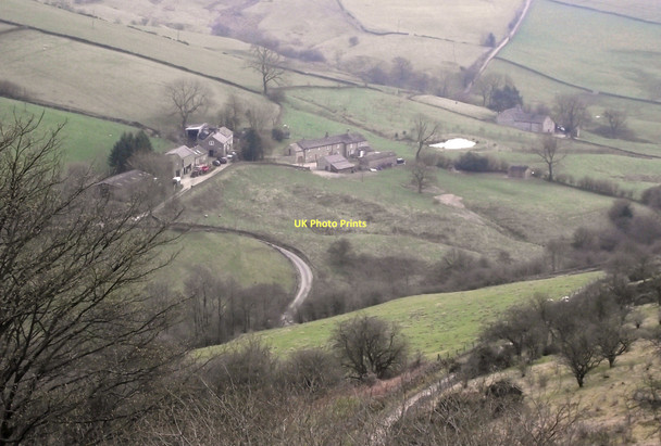 Photo 6"x4" Looking over the valley Walker Barn c2011
