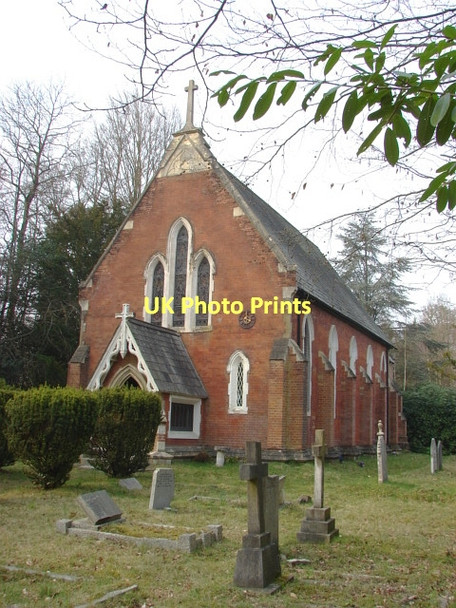 Photo 6"x4" Christ Church, Longcross Longcross\/SU9865 c2011