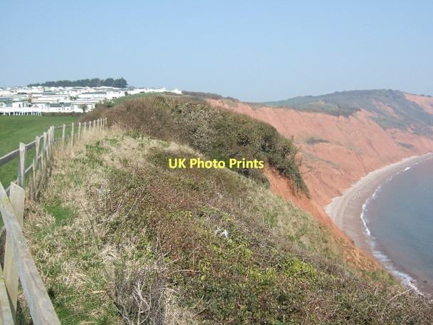 Photo 6"x4" Cliffs west of Budleigh Salterton Littleham\/SY0281 c2011
