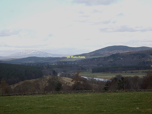 Photo 6"x4" View up Deeside Kincardine O'Neil c2011