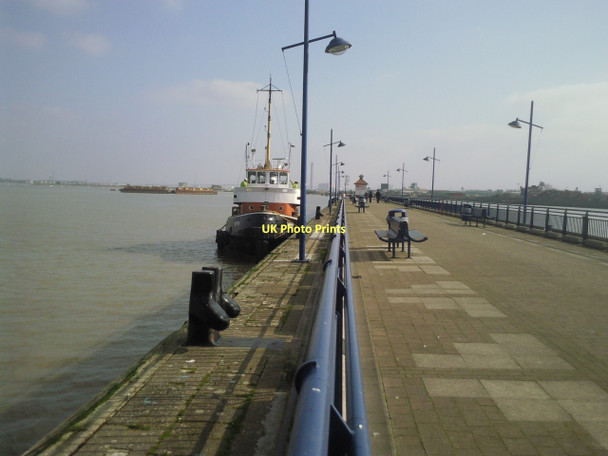 Photo 6"x4" Looking along Erith Deep Wharf Erith c2011