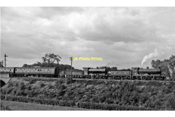 Photo 6"x4" RCTS Borders Rail Tour at Roxburgh Roxburgh c1961