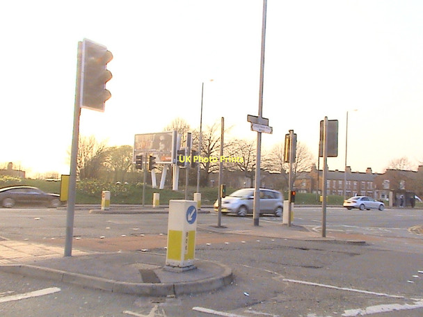 Photo 6"x4" Junction on Cheetham Hill Road Manchester c2011