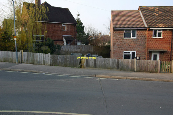 Photo 6"x4" Greenwich Meridian crossing Horsefield Rd Lewes c2011